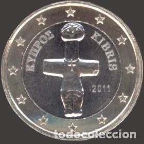 Euros: Cyprus 1 Euro 2011 Uncirculated UNC