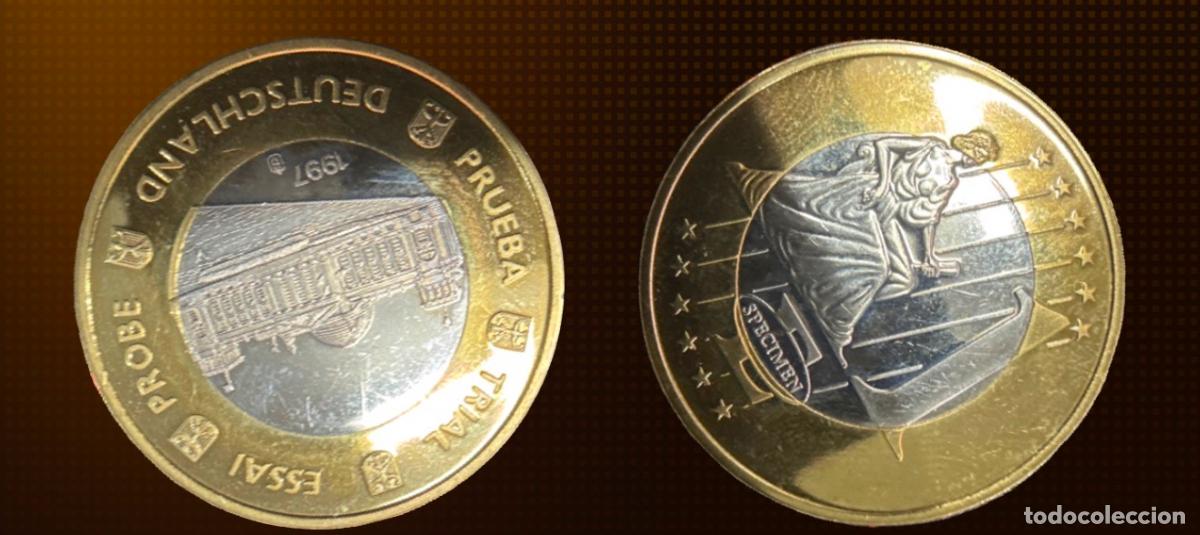 Euros: Moneda conmemorativa &ldquo;1 EURO SPECIMEN&rdquo; Alemania 1997