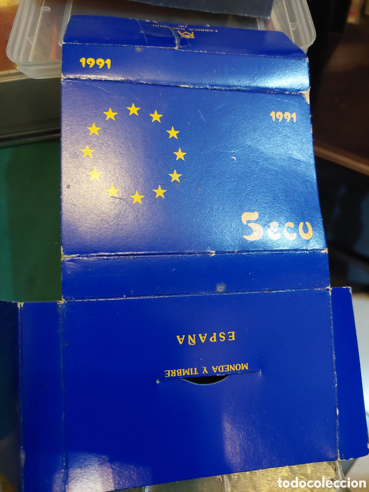 Euros: 5 ECUS 1991 CAJA CARTON