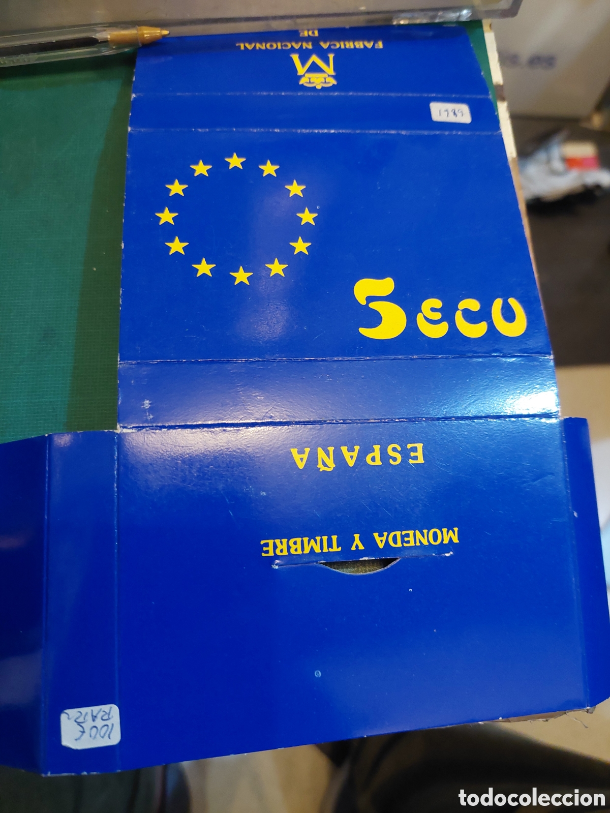 Euros: 5 ECUS 1989 ESPA&Ntilde;A CAJA CARTON SIN ESTUCHE SIN CERTIFICADO