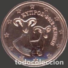 Euros: Cyprus 2 Cent 2012 Uncirculated UNC