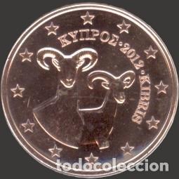 Euros: Cyprus 5 Cent 2012 Uncirculated UNC