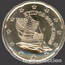 Euros: Cyprus 20 Cent 2012 Uncirculated UNC