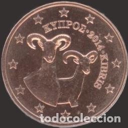 Euros: Cyprus 5 Cent 2014 Uncirculated UNC