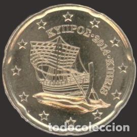 Euros: Cyprus 20 Cent 2014 Uncirculated UNC