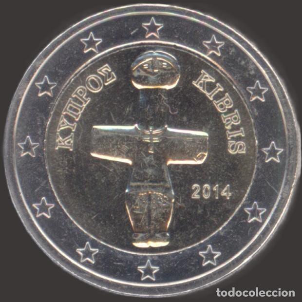 Euros: Cyprus 2 Euro 2014 Uncirculated UNC