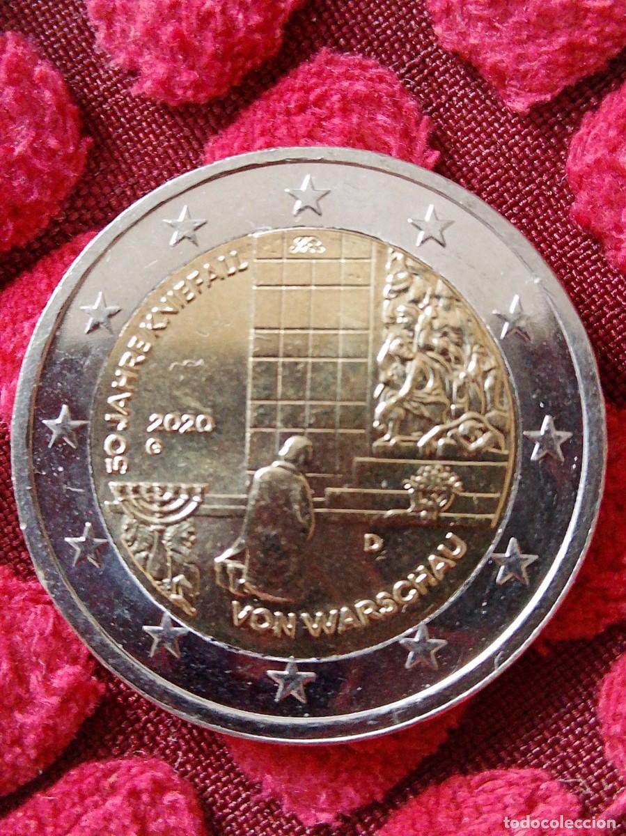 Euros: Moneda zona euro 2 euro Alemania 2020 G