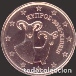 Euros: Cyprus 5 Cent 2015 Uncirculated UNC