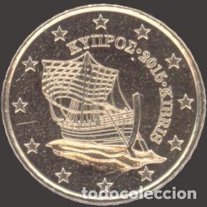 Euros: Cyprus 50 Cent 2015 Uncirculated UNC