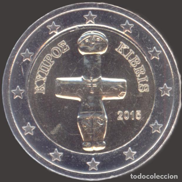 Euros: Cyprus 2 Euro 2015 Uncirculated UNC