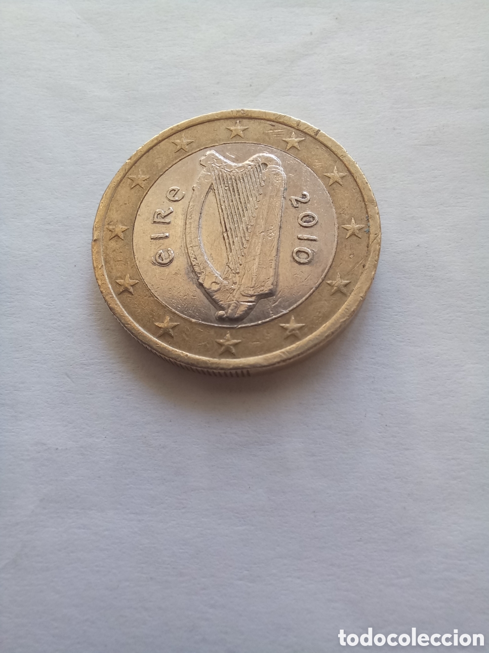 Euros: MONEDA 1 EURO IRLANDA - A&Ntilde;O 2010 (S&Iacute;MBOLO NACIONAL)