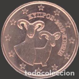 Euros: Cyprus 5 Cent 2016 Uncirculated UNC