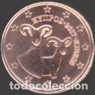 Euros: Cyprus 1 Cent 2017 Uncirculated UNC