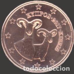 Euros: Cyprus 5 Cent 2017 Uncirculated UNC