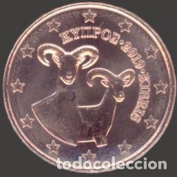 Euros: Cyprus 5 Cent 2019 Uncirculated UNC