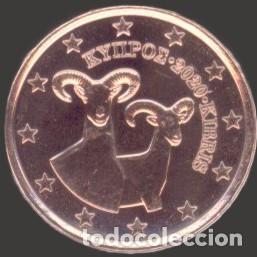 Euros: Cyprus 5 Cent 2020 Uncirculated UNC