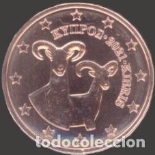 Euros: Cyprus 2 Cent 2021 Uncirculated UNC