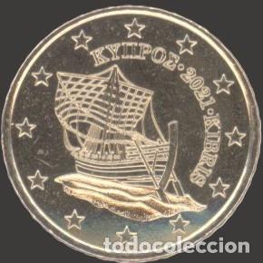 Euros: Cyprus 50 Cent 2021 Uncirculated UNC