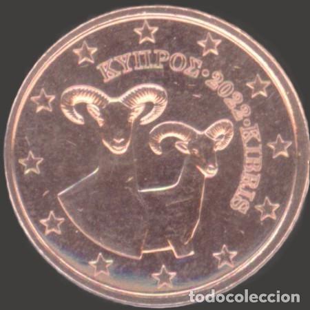 Euros: Cyprus 2 Cent 2022 Uncirculated UNC