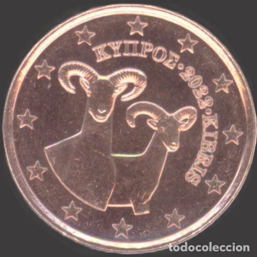 Euros: Cyprus 5 Cent 2022 Uncirculated UNC