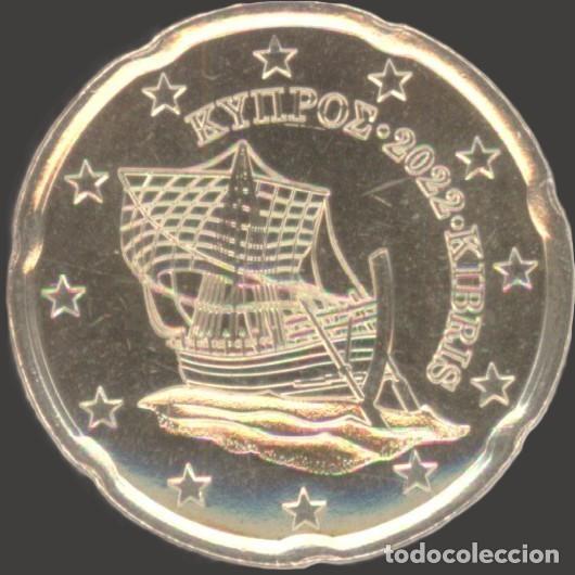 Euros: Cyprus 20 Cent 2022 Uncirculated UNC