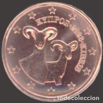 Euros: Cyprus 1 Cent 2023 Uncirculated UNC