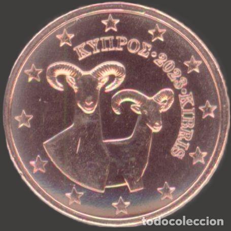 Euros: Cyprus 2 Cent 2023 Uncirculated UNC