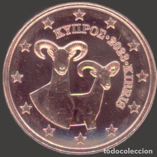 Euros: Cyprus 5 Cent 2023 Uncirculated UNC