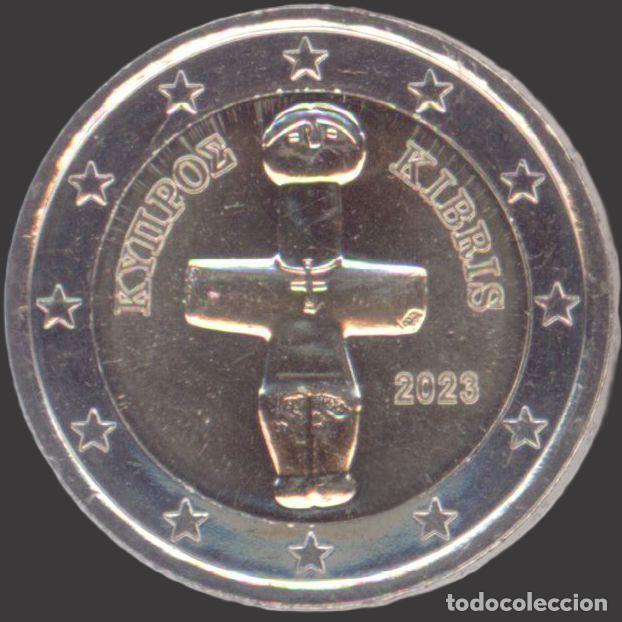 Euros: Cyprus 2 Euro 2023 Uncirculated UNC