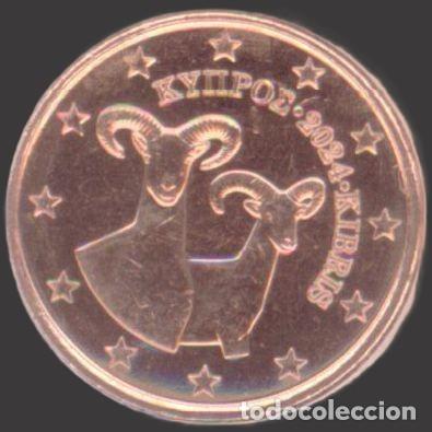 Euros: Cyprus 1 Cent 2024 Uncirculated UNC