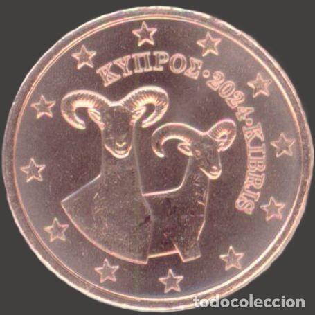 Euros: Cyprus 2 Cent 2024 Uncirculated UNC
