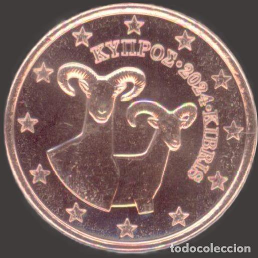 Euros: Cyprus 5 Cent 2024 Uncirculated UNC
