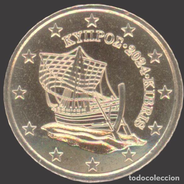 Euros: Cyprus 50 Cent 2024 Uncirculated UNC
