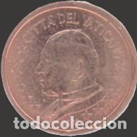 Euros: Vatican 1 cent 2002 Uncirculated UNC