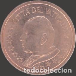 Euros: Vatican 5 cent 2002 Uncirculated UNC