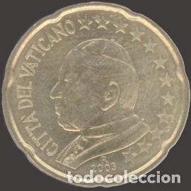 Euros: Vatican 20 cent 2003 Uncirculated UNC