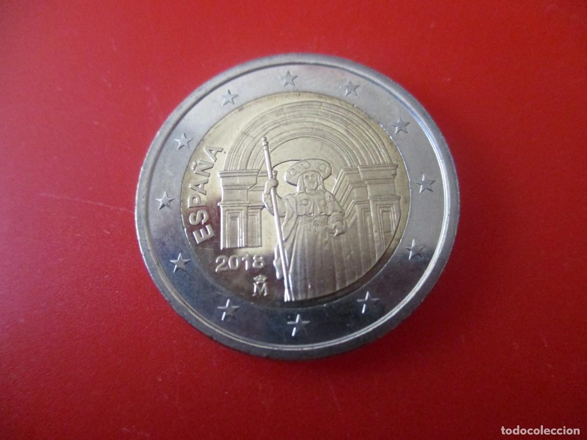 Euros: Espa&ntilde;a. 2 euros conmemorativa 2018 &rdquo;catedral de Santiago&rdquo;. sin circular
