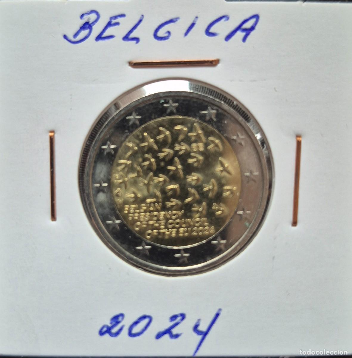 Euros: 2 euros de conmemorativos de B&eacute;lgica a&ntilde;o 2024