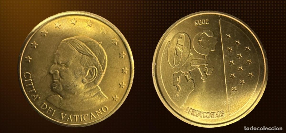 Euros: 50 c&eacute;ntimos Vaticano 2005 &ndash; Juan Pablo II