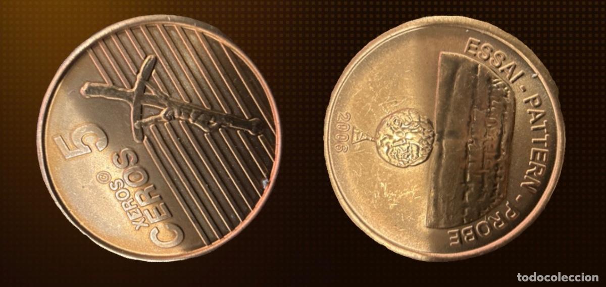 Euros: Medalla / Token Conmemorativo ESSAI Pattern Probe &ndash; 5 Xeros Ceros