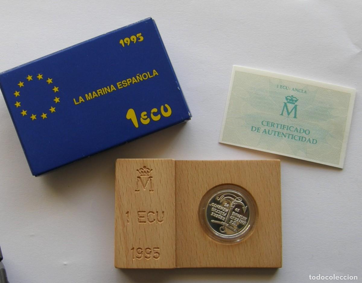 Euros: MONEDA 1 ECU LA MARINA ESPA&Ntilde;OLA 1995