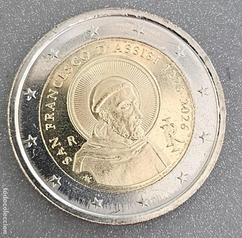 Euro: MONEDA 2 EUROS ITALIA 2026 - SAN FRANCISCO DE ASIS - SIN CIRCULAR