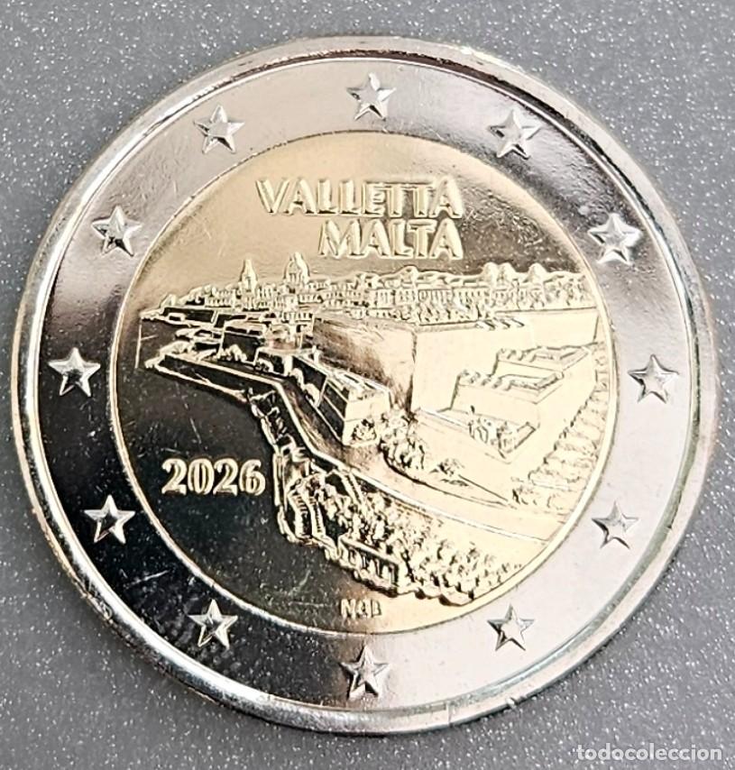 Euro: MONEDA 2 EUROS MALTA 2026 - LA VALLETTA - SIN CIRCULAR