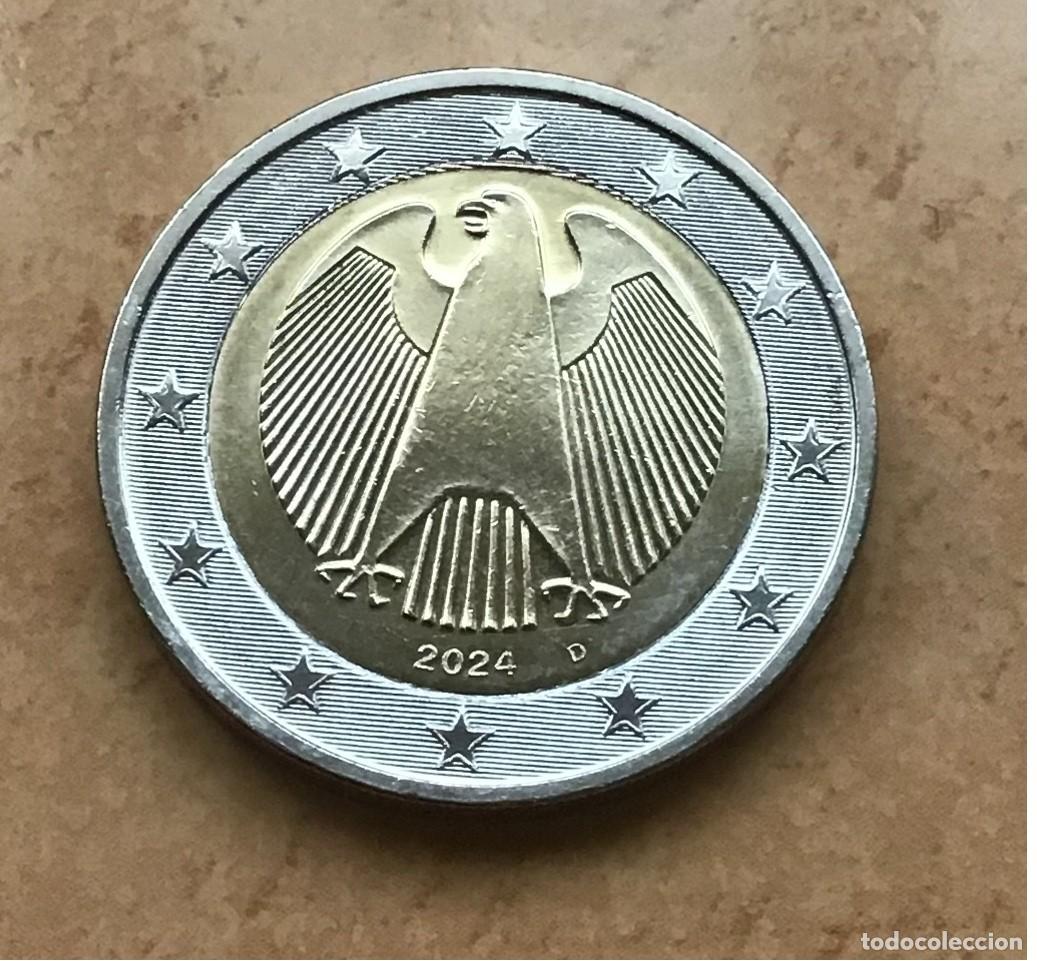 Euros: 2 euros de Alemania. A&ntilde;o 2024 ceca D