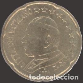 Euros: Vatican 20 cent 2005 Uncirculated UNC