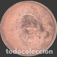Euros: Vatican 1 cent 2007 Uncirculated UNC