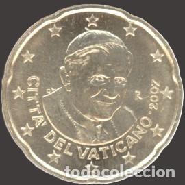 Euros: Vatican 20 cent 2007 Uncirculated UNC