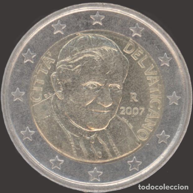 Euros: Vatican 2 Euro 2007 Uncirculated UNC