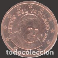 Euros: Vatican 1 cent 2008 Uncirculated UNC