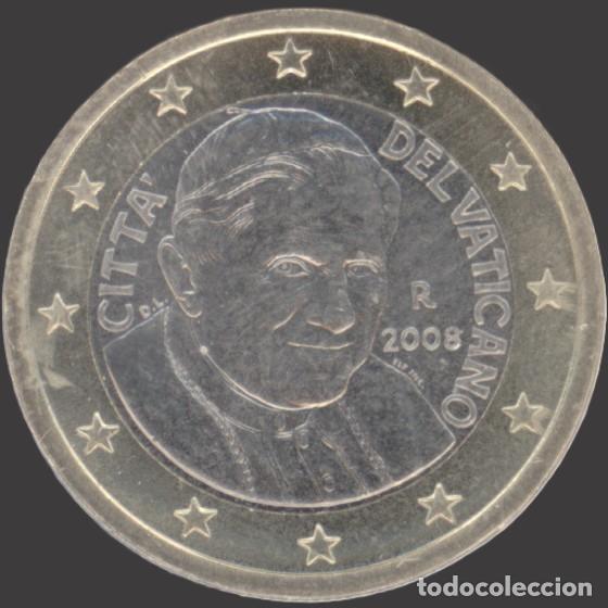 Euros: Vatican 1 Euro 2008 Uncirculated UNC